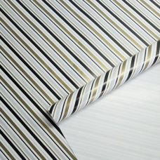 Wrapping paper men's gold-black stripes